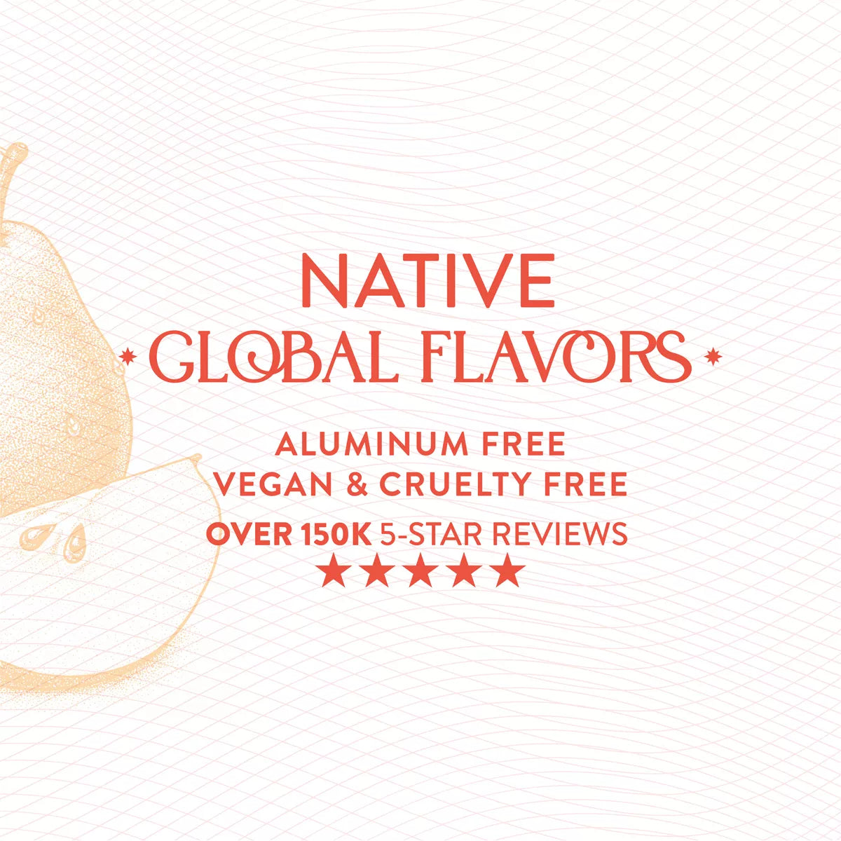 Native Limited Edition Global Flavors Gentle Exfoliating Scrub - Japanese Golden Pear - 12 Fl Oz: Paraben-Free, Sulfate-Free, Whole Body Use