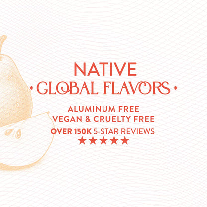 Native Limited Edition Global Flavors Gentle Exfoliating Scrub - Japanese Golden Pear - 12 Fl Oz: Paraben-Free, Sulfate-Free, Whole Body Use