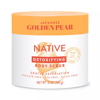Native Limited Edition Global Flavors Gentle Exfoliating Scrub - Japanese Golden Pear - 12 Fl Oz: Paraben-Free, Sulfate-Free, Whole Body Use