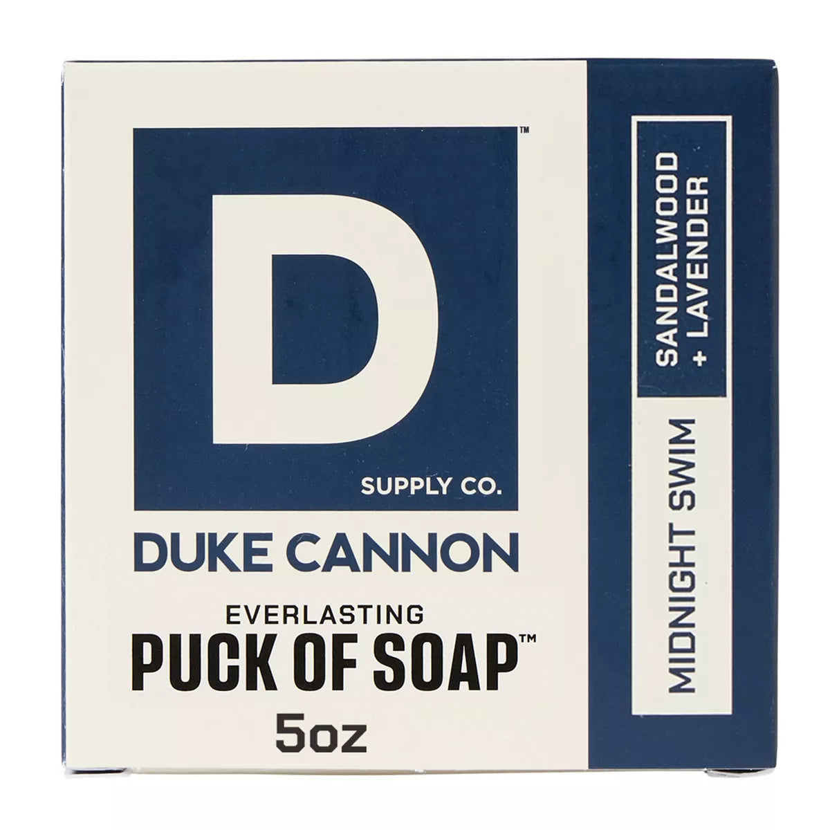 Duke Cannon Supply Co. Soap Puck Bar Soap - Midnight Swim - 5Oz: for Normal Skin, Basic Cleansing
