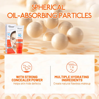 50ml Facial Body Sunscreen Whitening Sun Cream Sunblock Skin Protective Cream Anti-Aging Oil-control Moisturizing SPF 90+++ Face