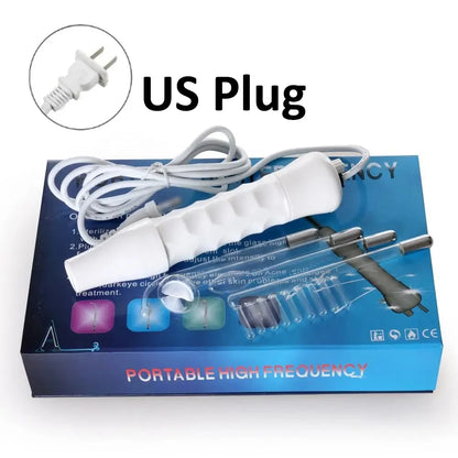 High Frequency Skin Therapy Wand Machine Portable Handheld for Acne Massage Skin Rejuvenation Tightening Wrinkle Reducing Tool