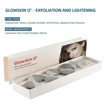 Facial SPA CO2 Bubble Oxygen Beauty Machine CO2 Gel Glam Revive Illuminate Exfoliate Pods Serum Oxygen Pods Capsule Kits