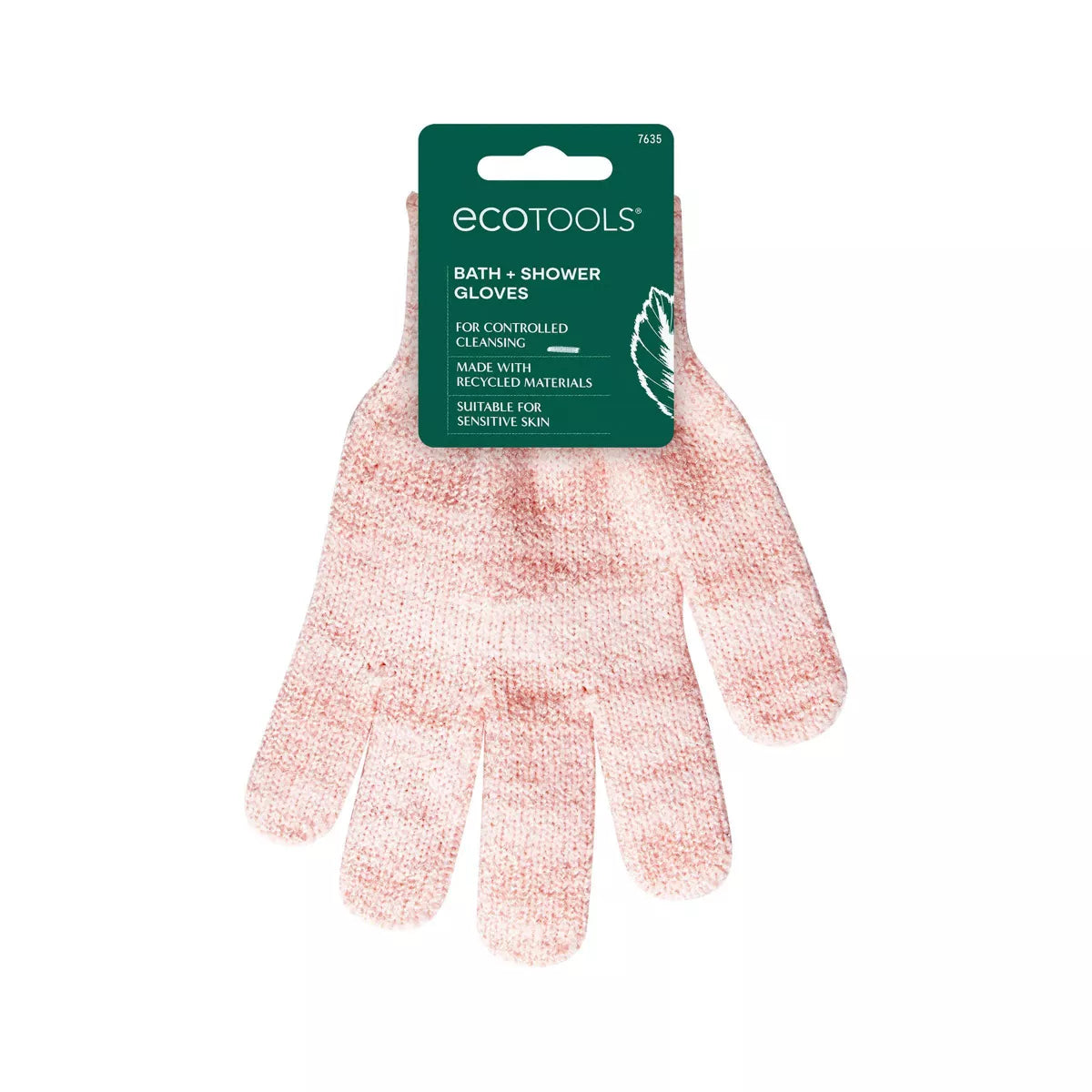 Ecotools Exfoliating Bath + Shower Gloves - Pink: Body Application Whole Body, 2 Pieces